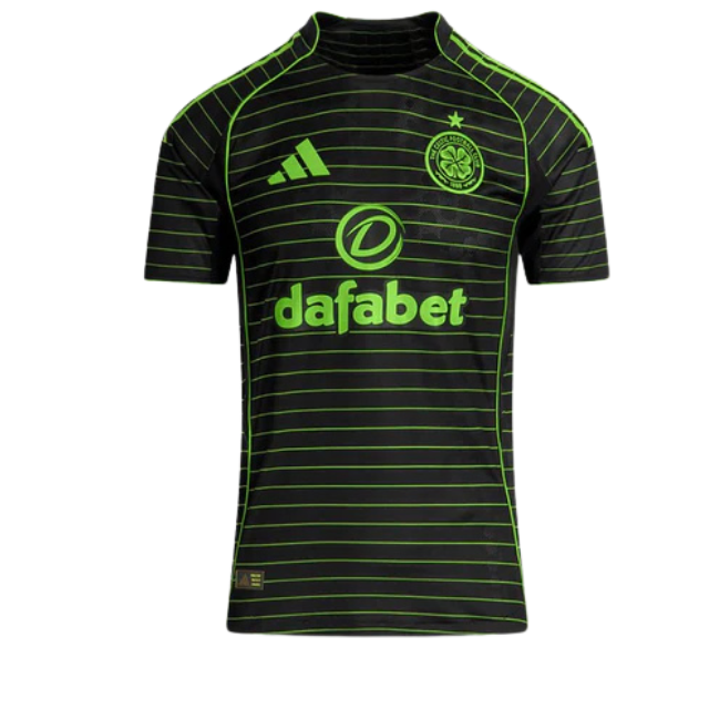 Camisa Celtic Away 2025/26 Masculina - Preta e verde