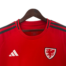 Camisa País de Gales I 24/25 - Torcedor Masculina - Vermelha