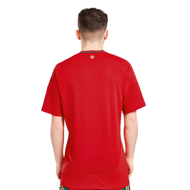 Camisa País de Gales I 24/25 - Torcedor Masculina - Vermelha