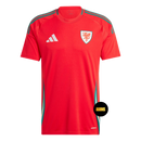 Camisa País de Gales I 24/25 - Torcedor Masculina - Vermelha