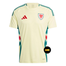 Camisa País de Gales II 24/25 - Torcedor Masculina - Amarela