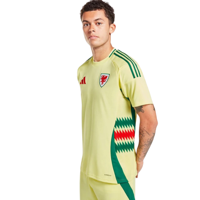 Camisa País de Gales II 24/25 - Torcedor Masculina - Amarela