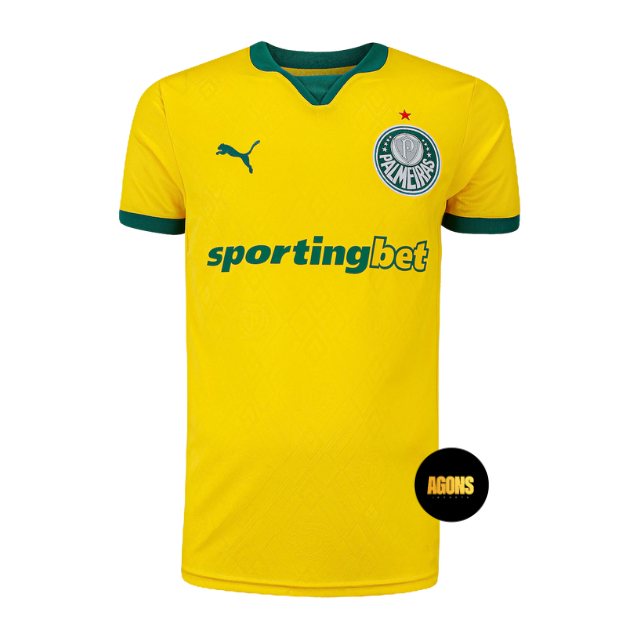 Camisa Palmeiras III 25/26 Torcedor - Masculino - Amarela