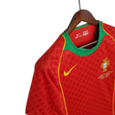 Camisa Retrô Seleção Portugal 2004 Home - Torcedor Masculina - Vermelha e verde