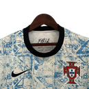 Camisa Seleção de Portugal II 24/25 - Torcedor Masculina - Branca com detalhes em azul