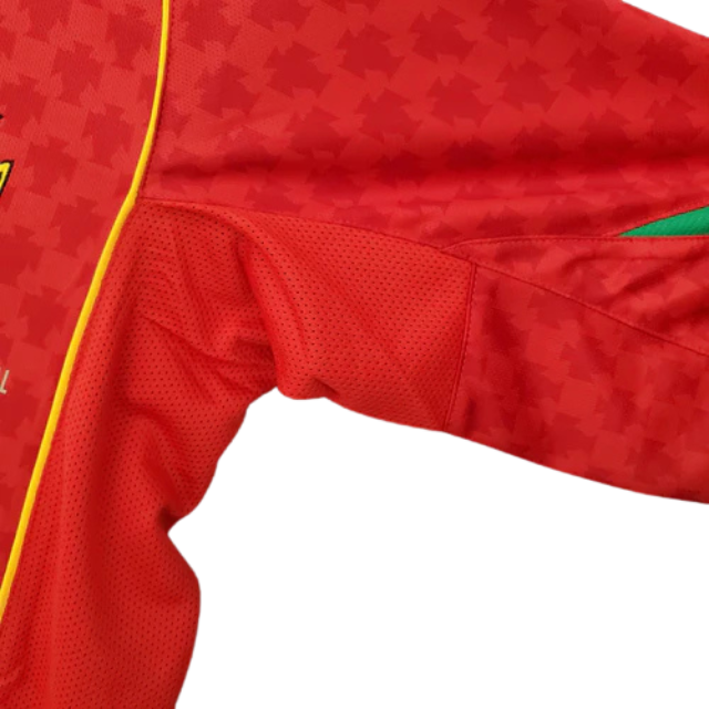 Camisa Retrô Seleção Portugal 2004 Home - Torcedor Masculina - Vermelha e verde
