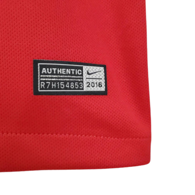 Camisa Retrô Seleção Portugal 2016/17 Home - Torcedor Masculina - Vermelha