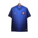 Camisa Retrô Seleção da Holanda II 2014    - Torcedor Masculina - Azul com detalhes em laranja