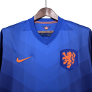 Camisa Retrô Seleção da Holanda II 2014    - Torcedor Masculina - Azul com detalhes em laranja