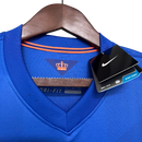 Camisa Retrô Seleção da Holanda II 2014    - Torcedor Masculina - Azul com detalhes em laranja