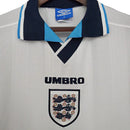 Camisa Retrô Seleção da Inglaterra 1996 - Masculina - Branca