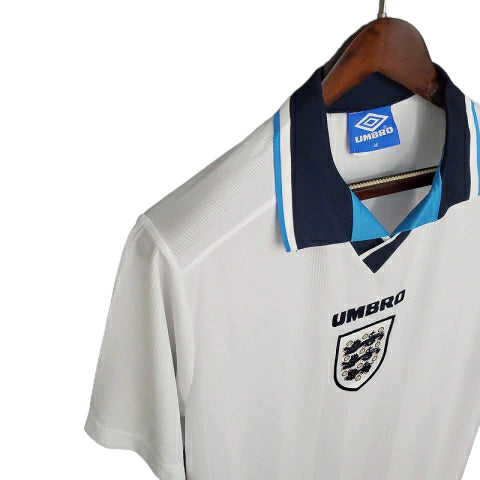 Camisa Retrô Seleção da Inglaterra 1996 - Masculina - Branca