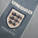 Camisa Retrô Seleção da Inglaterra 1996 -Masculina - Cinza