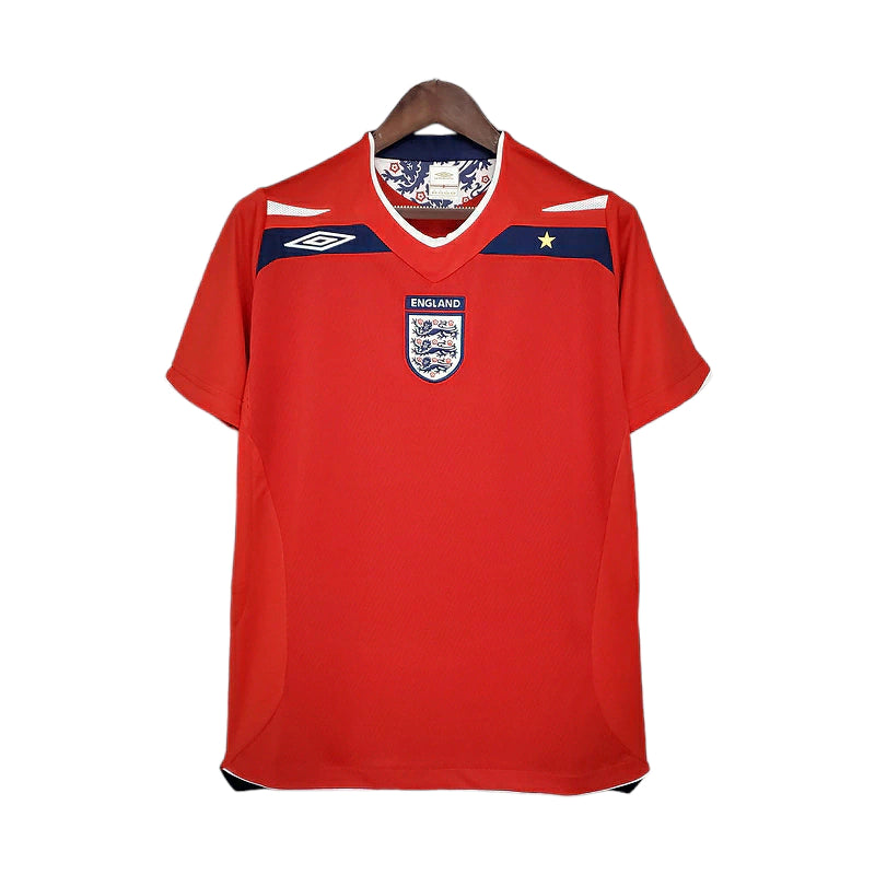 Camisa Retrô Seleção da Inglaterra 2008/2009 - Masculina - Vermelha