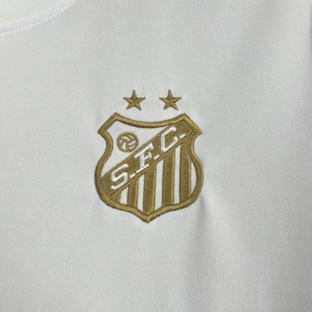 Camisa Santos Pelé Retrô Mil Gols Edição Especial 25/26 - Torcedor Masculina
