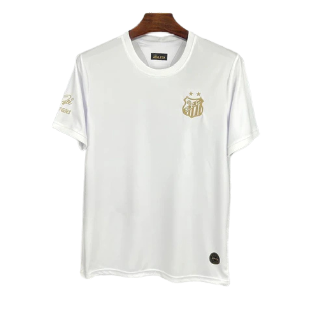 Camisa Santos Pelé Retrô Mil Gols Edição Especial 25/26 - Torcedor Masculina