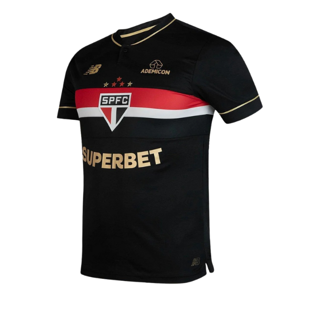 Modelo vestindo a Camisa São Paulo Third 25/26 jogador masculina de frente