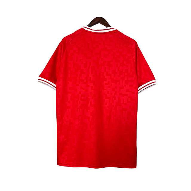 Camisa Seleção Dinamarca I 24/25 Vermelho - Hummel - Masculina Torcedor