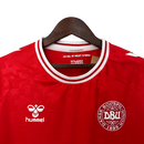 Camisa Seleção Dinamarca I 24/25 Vermelho - Hummel - Masculina Torcedor