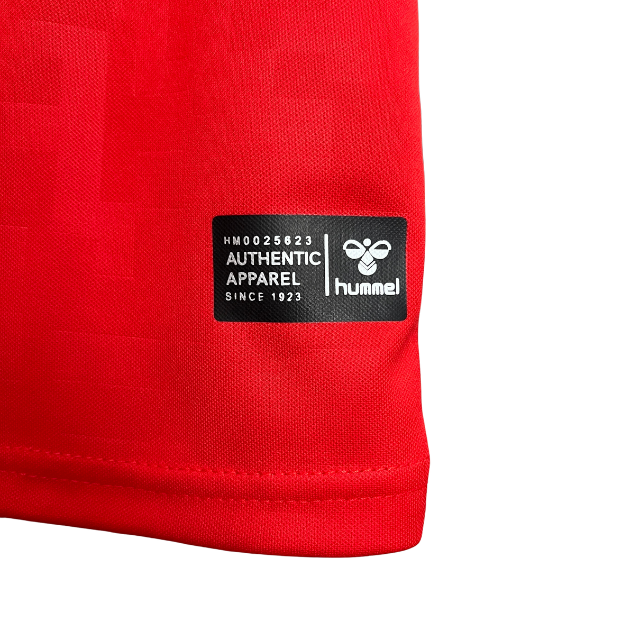 Camisa Seleção Dinamarca I 24/25 Vermelho - Hummel - Masculina Torcedor