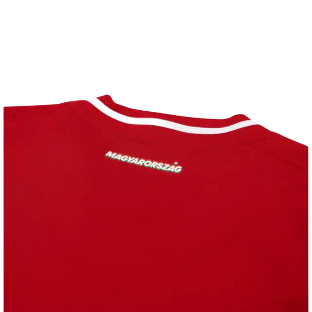 Camisa Seleção Hungria I 24/25 - Torcedor Masculina - Vermelha com detalhes em branco