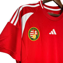 Camisa Seleção Hungria I 24/25 - Torcedor Masculina - Vermelha com detalhes em branco