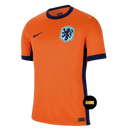 Camisa Seleção da Holanda I 24/25 - Torcedor Masculina - Laranja com detalhes em azul