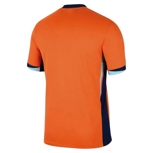 Camisa Seleção da Holanda I 24/25 - Torcedor Masculina - Laranja com detalhes em azul