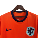 Camisa Seleção da Holanda I 24/25 - Torcedor Masculina - Laranja com detalhes em azul