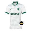 Camisa Sporting Lisboa alternativo 25/26 - Torcedor Masculina - Branco