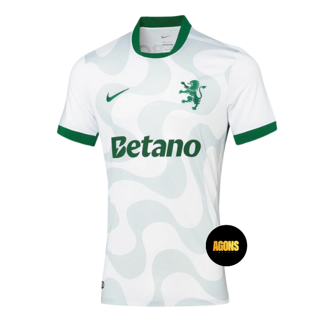 Camisa Sporting Lisboa alternativo 25/26 - Torcedor Masculina - Branco
