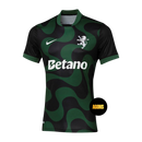 Camisa Sporting Lisboa alternativo 25/26 - Torcedor Masculina - Verde e preto