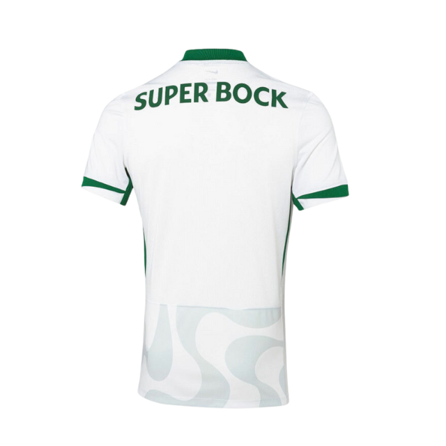 Camisa Sporting Lisboa alternativo 25/26 - Torcedor Masculina - Branco