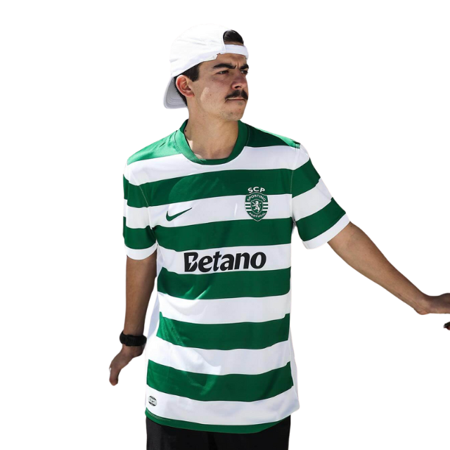 Camisa Sporting Lisboa I 25/26 - Torcedo Masculina - Verde e branco