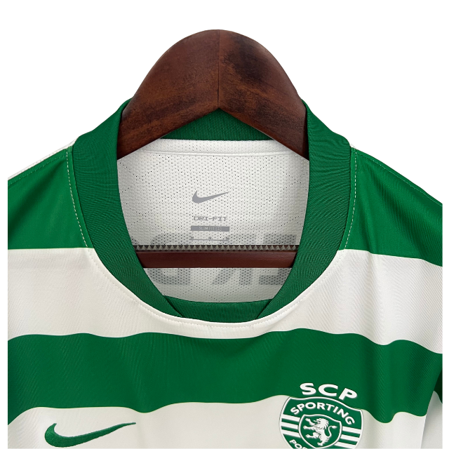 Camisa Sporting Lisboa I 25/26 - Torcedo Masculina - Verde e branco