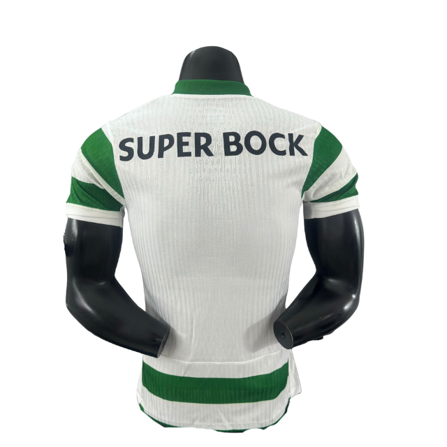 Camisa Sporting Lisboa I 25/26 - Jogador Masculina - Verde e branco