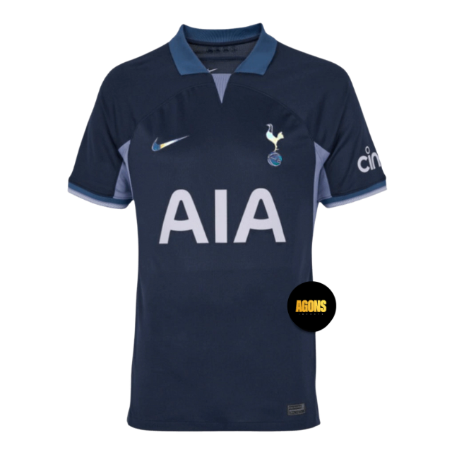 Camisa Tottenham Spurs Away 23/24 - Torcedor Masculino - Azul Marinho Holográfico