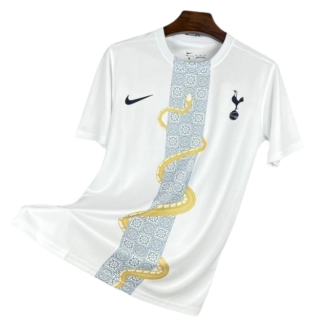 Camisa Tottenham Pré Jogo Ano da Cobra 25/26 Torcedor - Branca