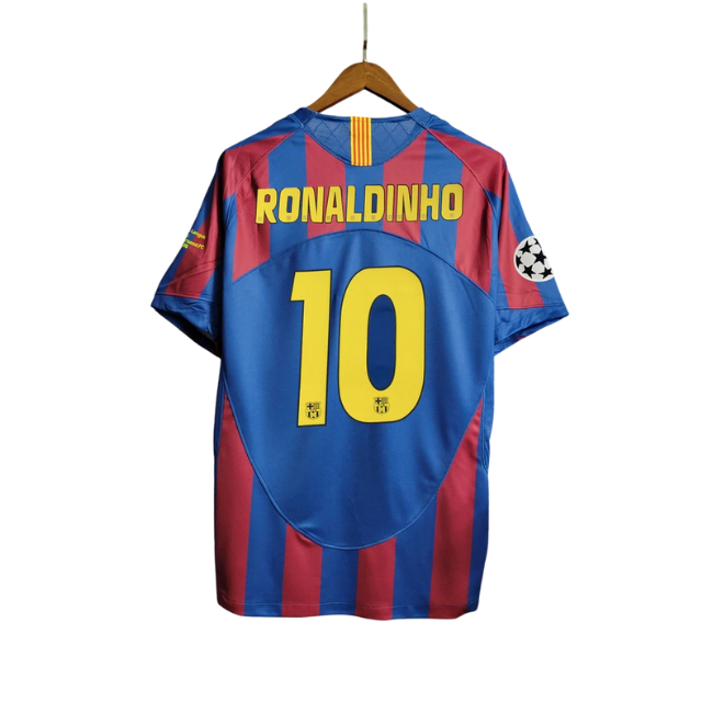 Camisa Barcelona Retrô Home 2006/07 Ronaldinho