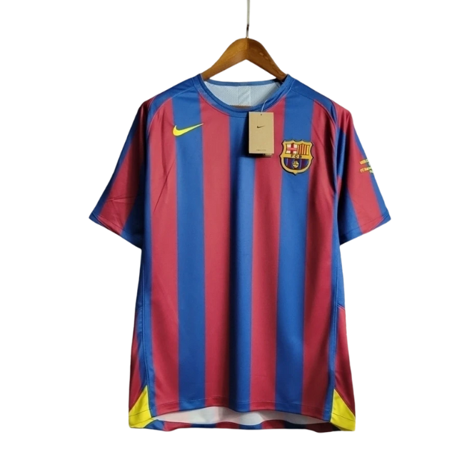 Camisa Barcelona Retrô Home 2006/07 Ronaldinho