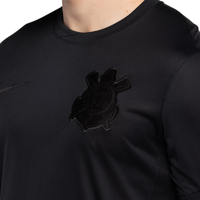 Camisa Corinthians All black 2024/25 Away -Torcedor Masculina