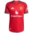 Camisa Manchester United Home 25/26 modelo torcedor masculina na cor vermelha.