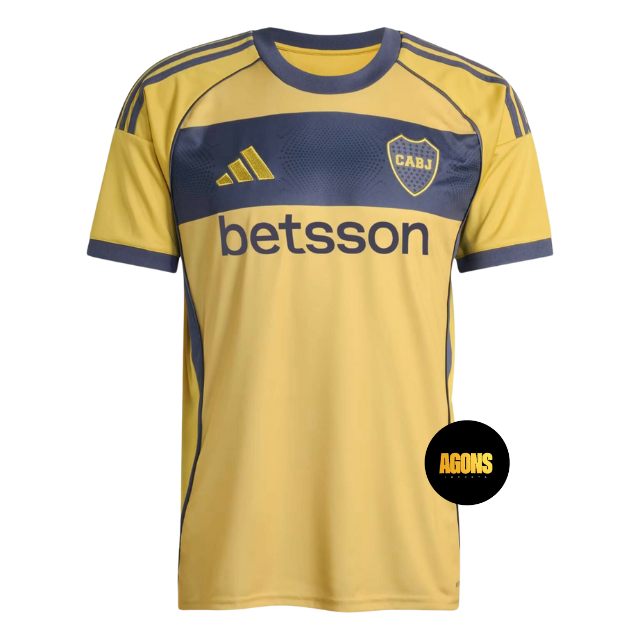 Camisa Boca Juniors Away 2025/26 - Torcedor Masculino - Amarelo