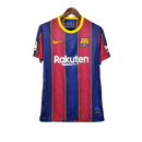 Camisa Retrô Barcelona Home 20/21 Torcedor Masculina - Azul e Grená