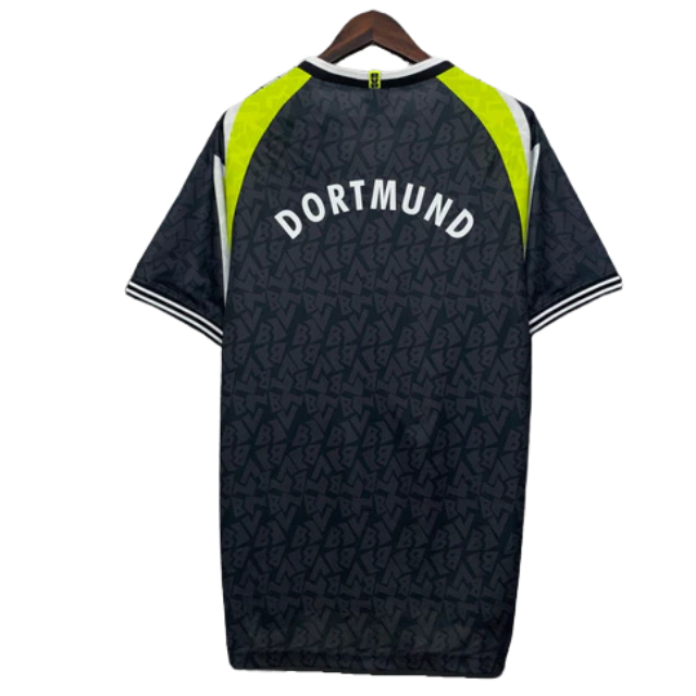 Camisa Retrô Borussia Dortmund 1995/96 Away - Preta
