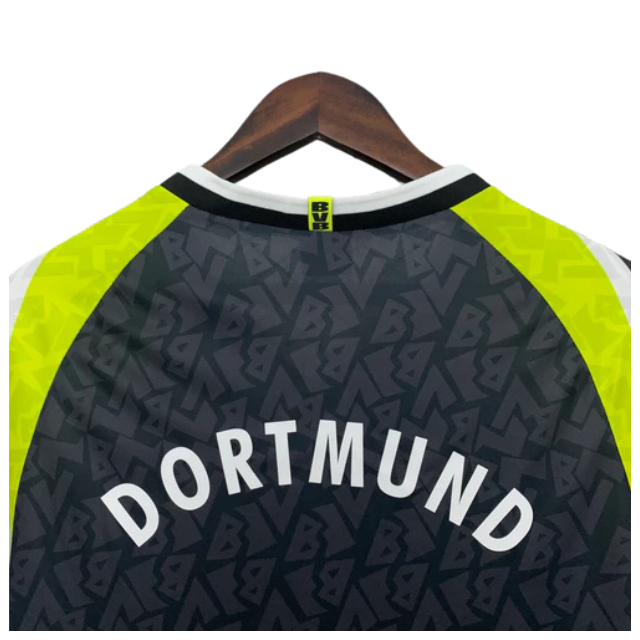 Camisa Retrô Borussia Dortmund 1995/96 Away - Preta
