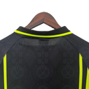 Camisa Retrô Borussia Dortmund 96/97 Away - Preta e Amarela