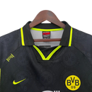 Camisa Retrô Borussia Dortmund 96/97 Away - Preta e Amarela