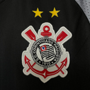 Camisa Retrô Corinthians III 1999 - Masculina - Preta com detalhes em amarelo e cinza