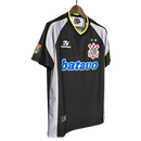 Camisa Retrô Corinthians III 1999 - Masculina - Preta com detalhes em amarelo e cinza
